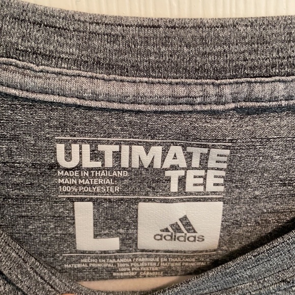 Adidas long sleeve workout shirt grey - Picture 2 of 3